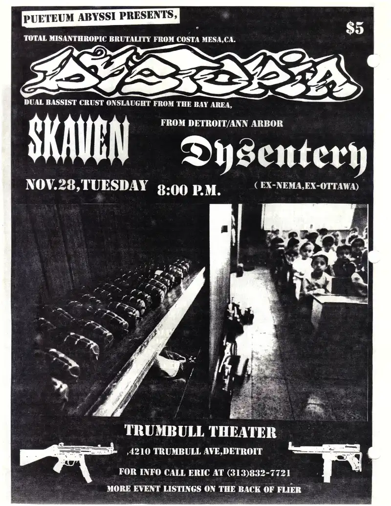 90's Trumbullplex flyer