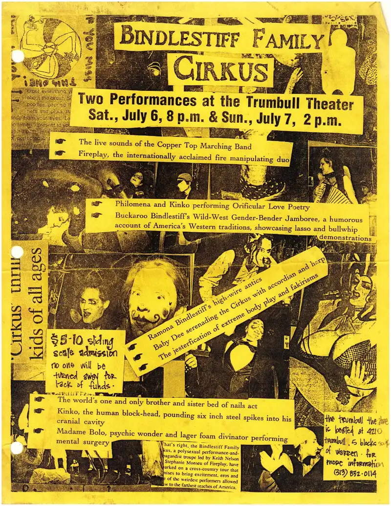 90's Trumbullplex flyer