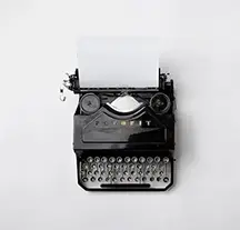 picture of an old typewriter