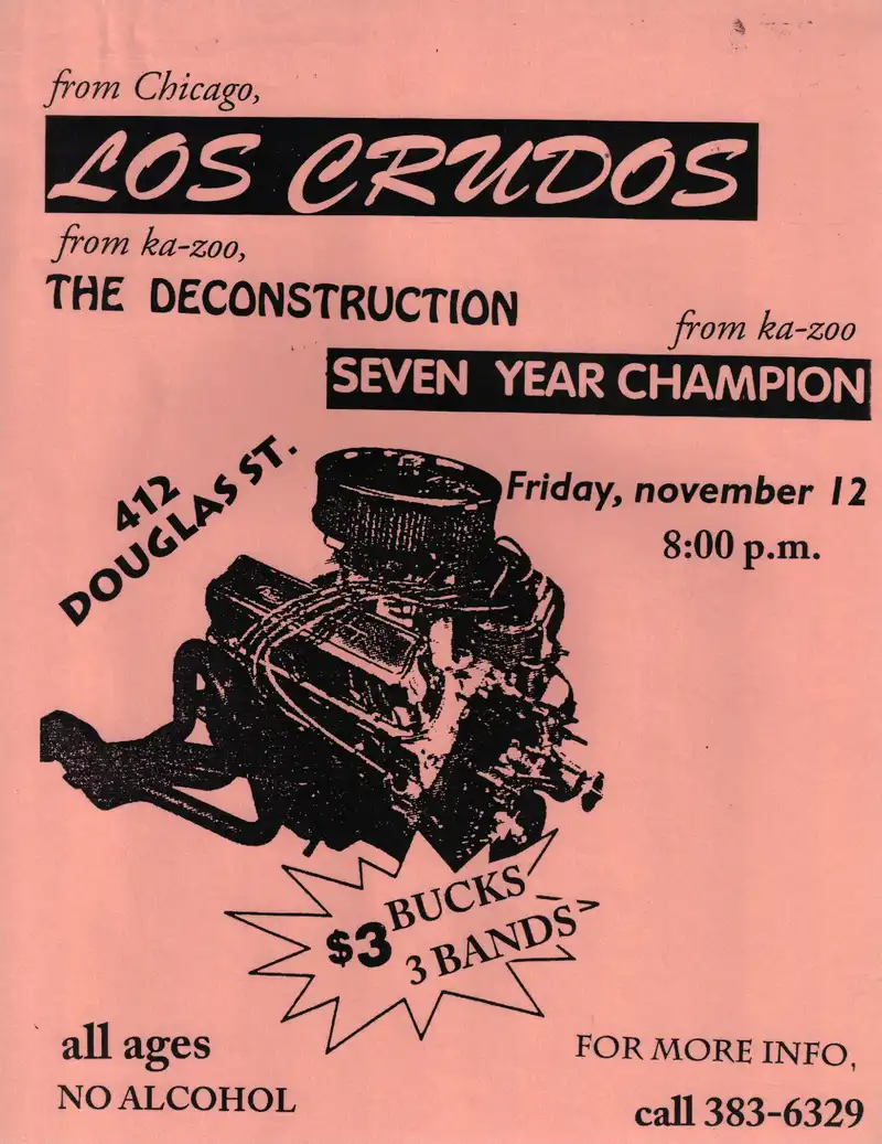 Kalamazoo Flyers Basement Shows 1992-1994